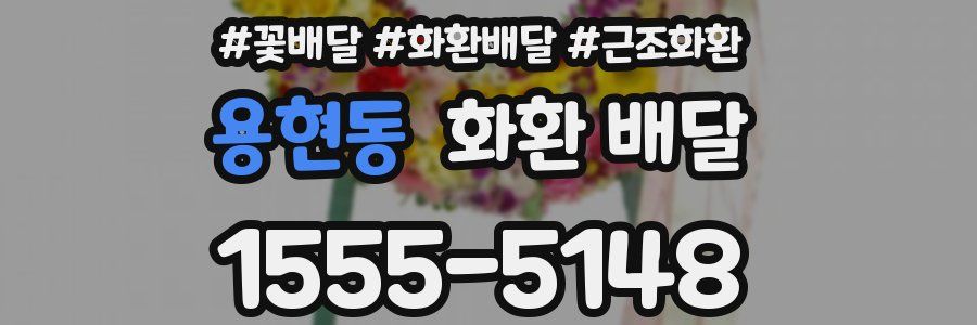 용현동 화환 배달