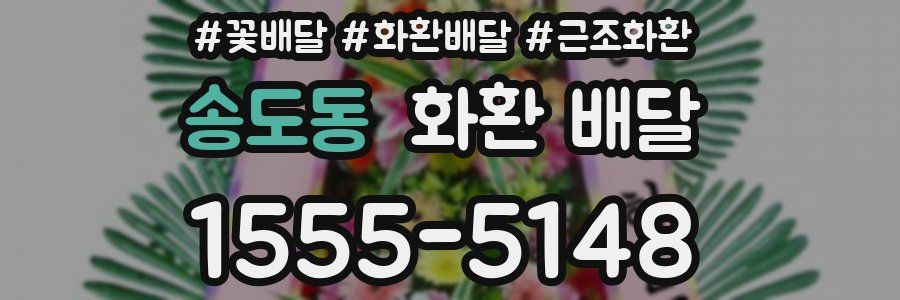 송도동 화환 배달