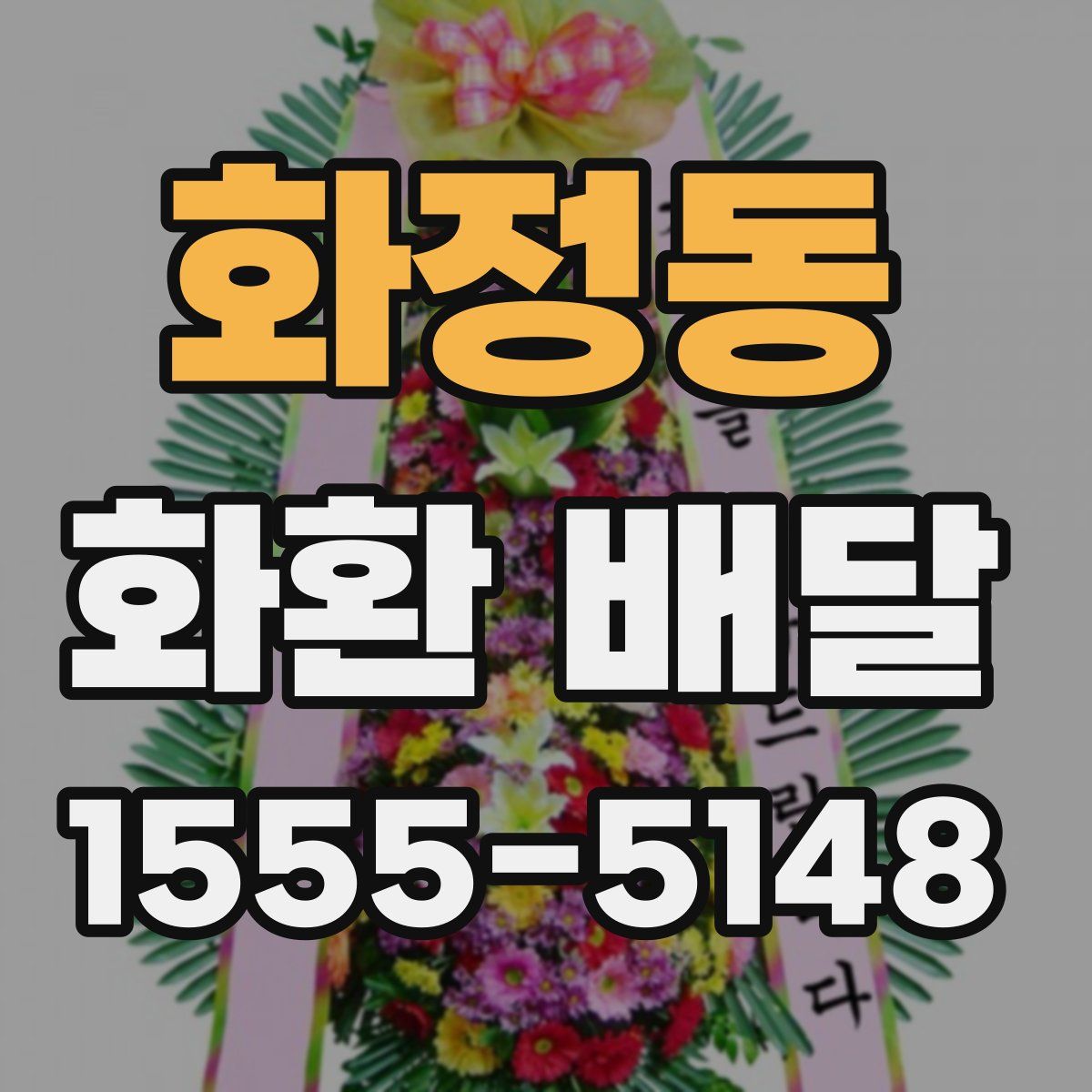 화정동 화환 배달