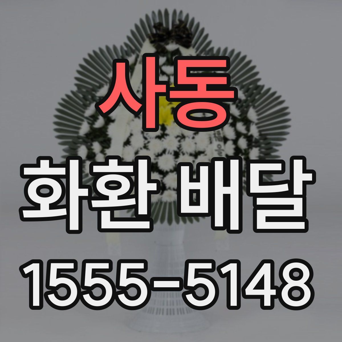사동 화환 배달