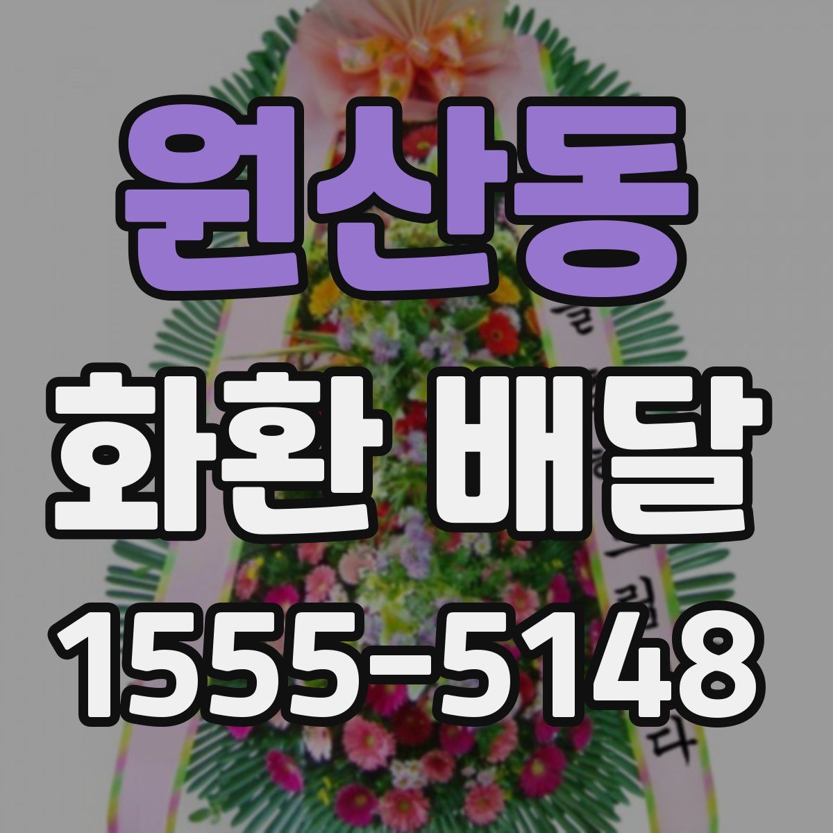 원산동 화환 배달