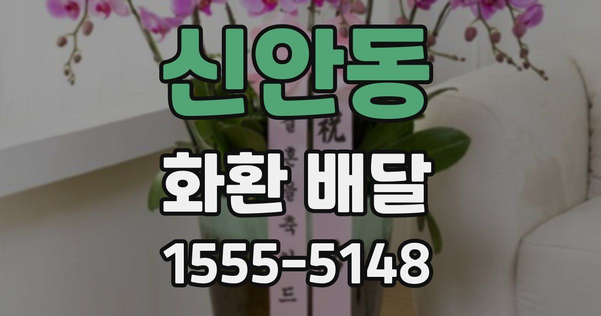 신안동 화환 배달