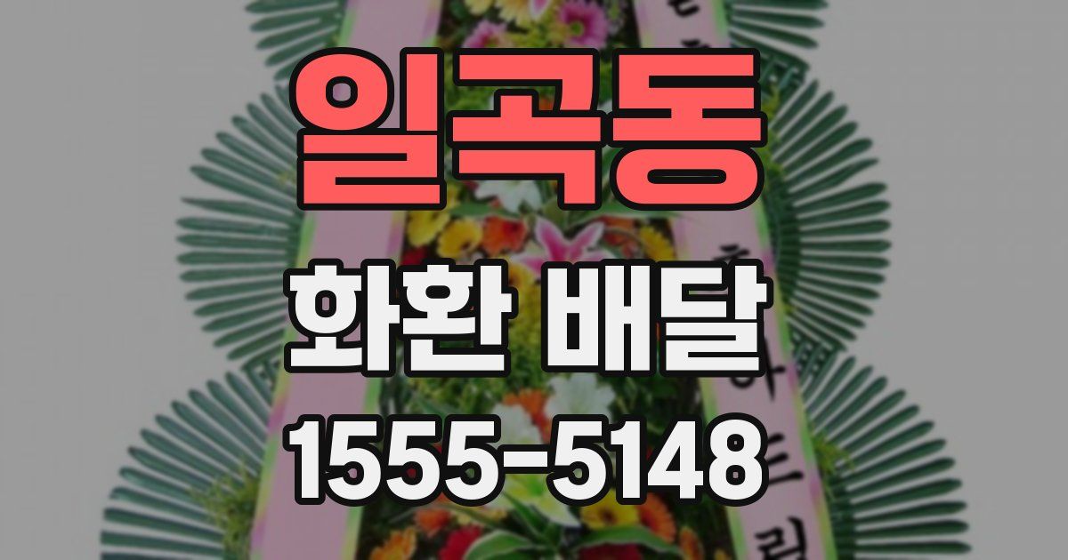 일곡동 화환 배달