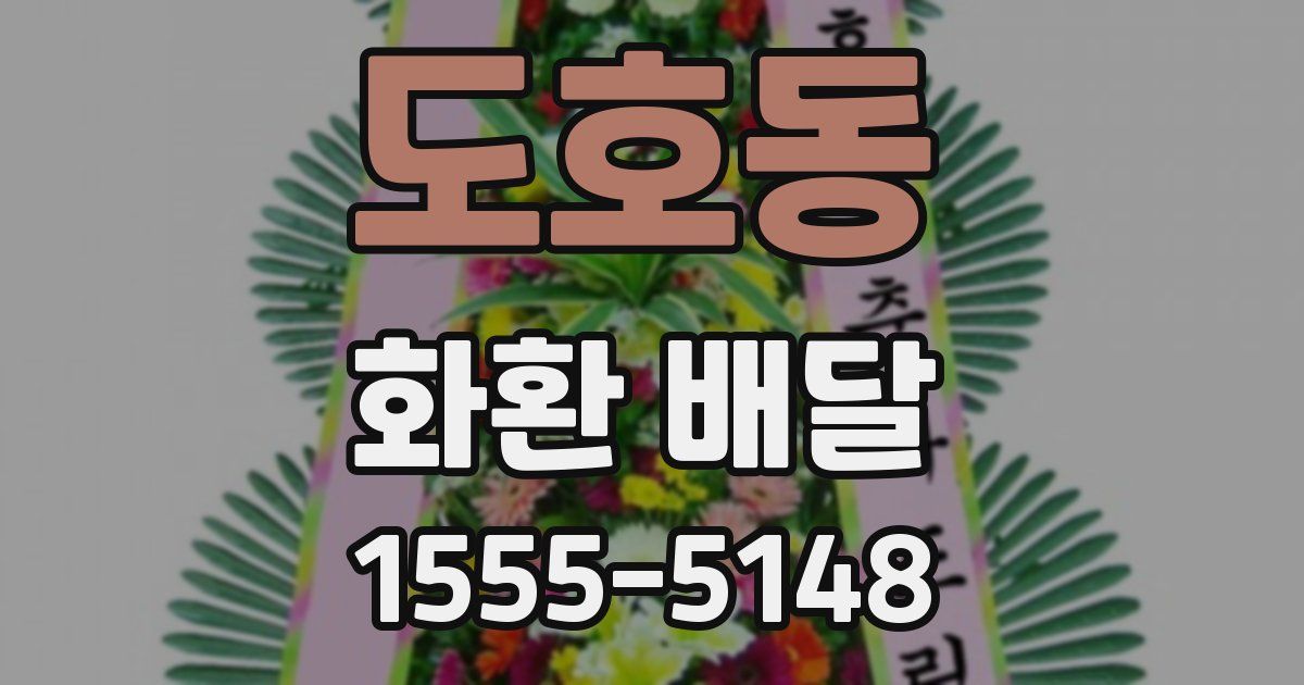 도호동 화환 배달