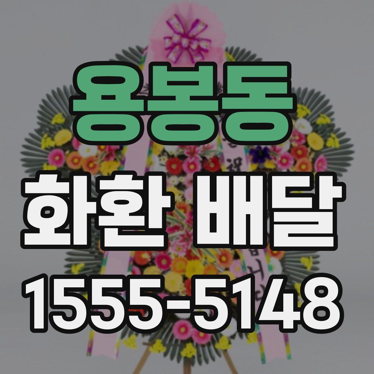 용봉동 화환 배달