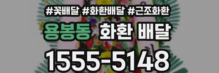 용봉동 화환 배달