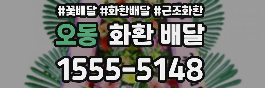 오동 화환 배달