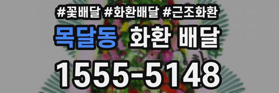 목달동 화환 배달