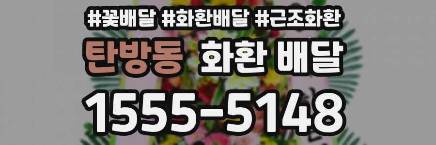 탄방동 화환 배달
