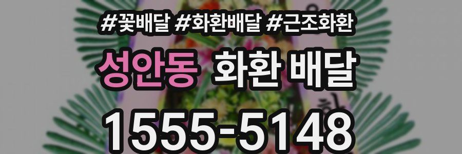 성안동 화환 배달