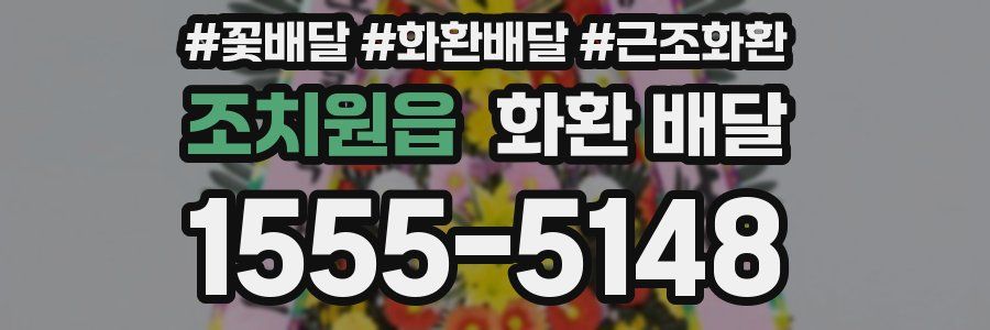 조치원읍 화환 배달