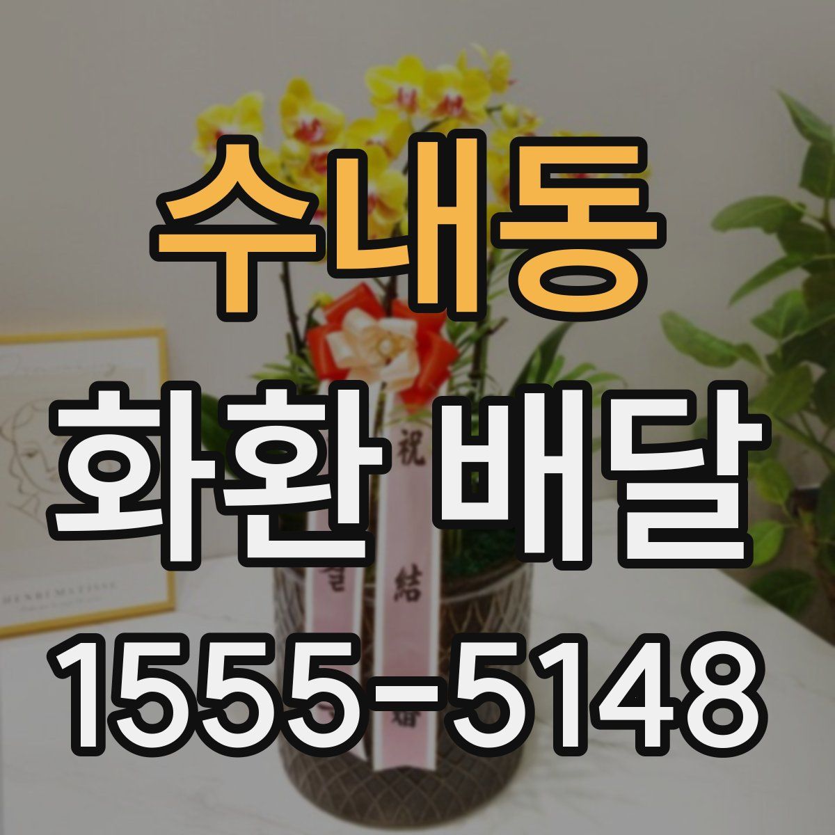수내동 화환 배달