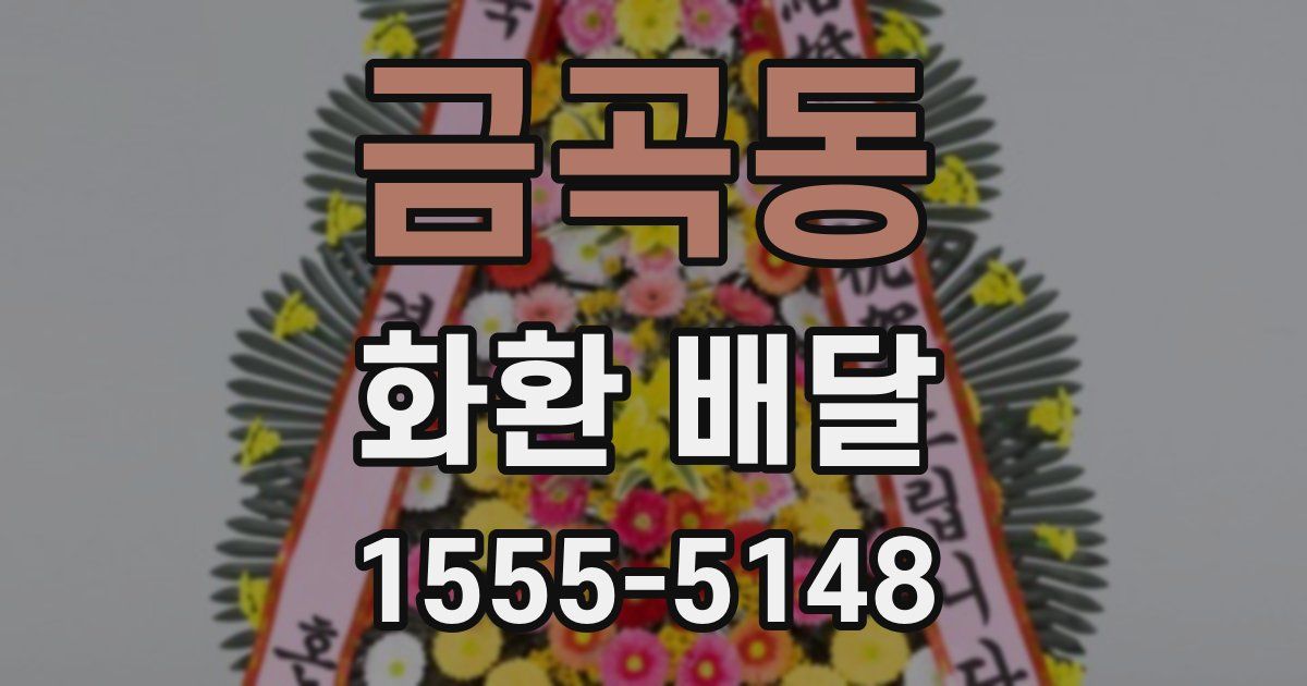 금곡동 화환 배달