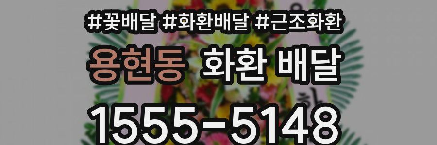 용현동 화환 배달
