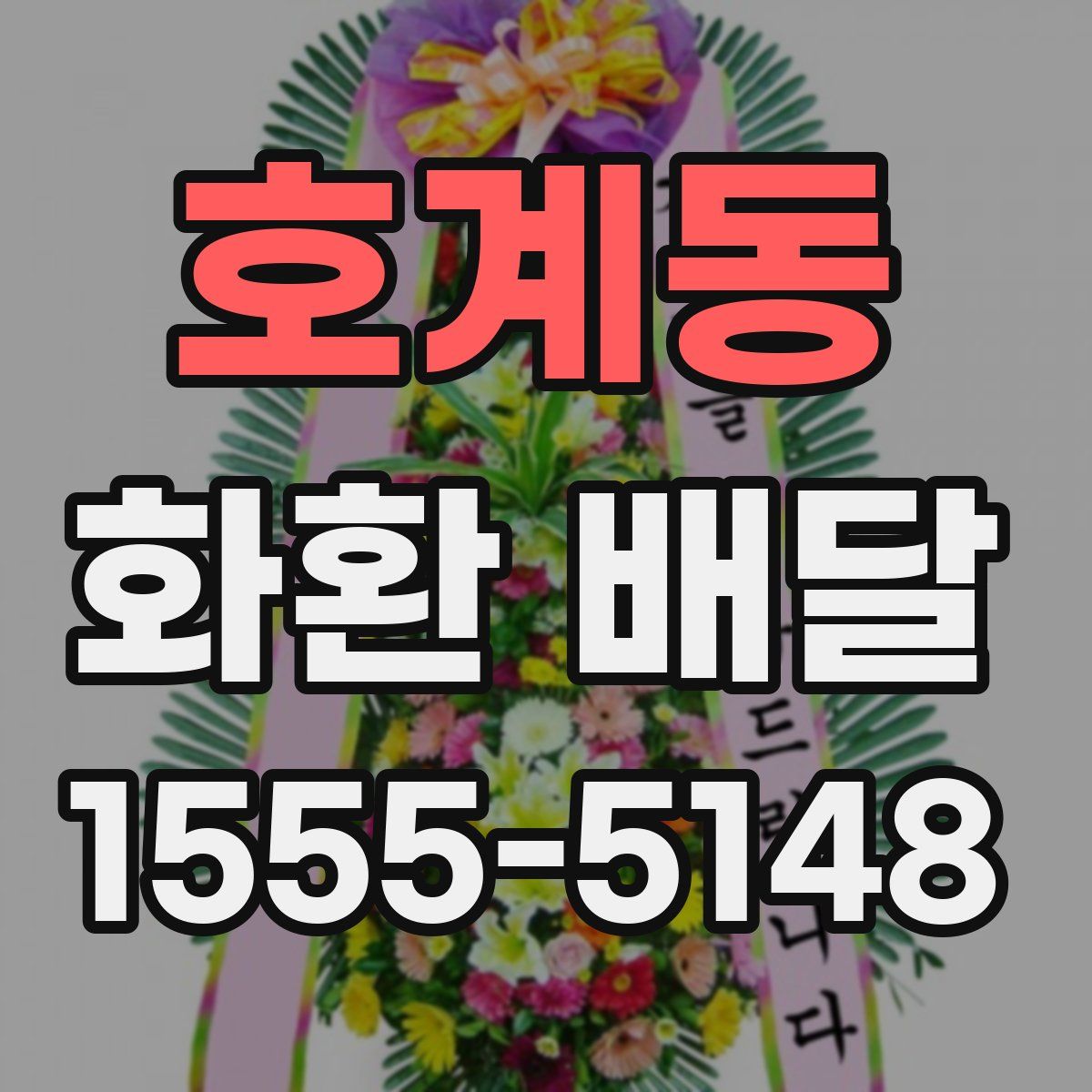 호계동 화환 배달