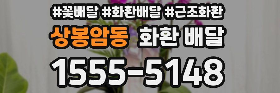 상봉암동 화환 배달