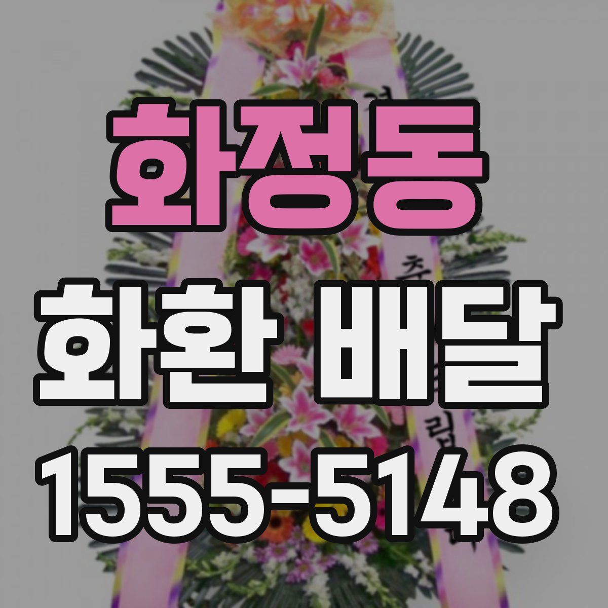 화정동 화환 배달