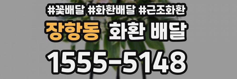 장항동 화환 배달