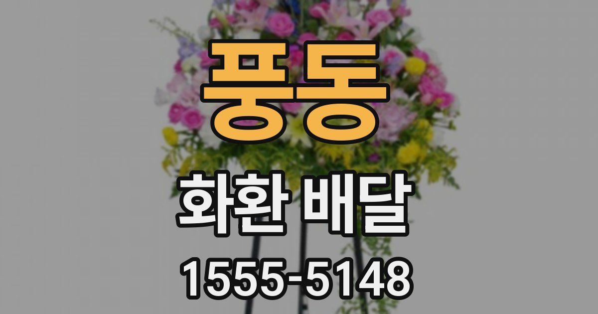 풍동 화환 배달