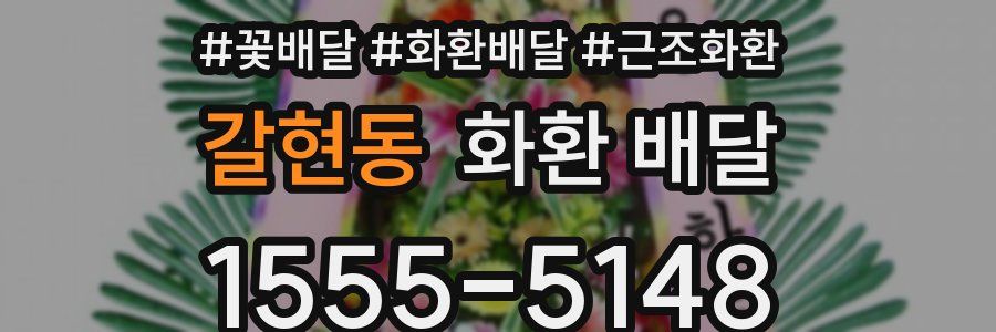 갈현동 화환 배달