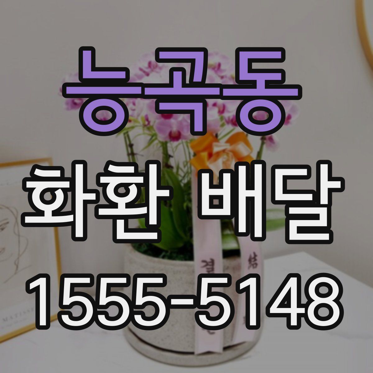 능곡동 화환 배달