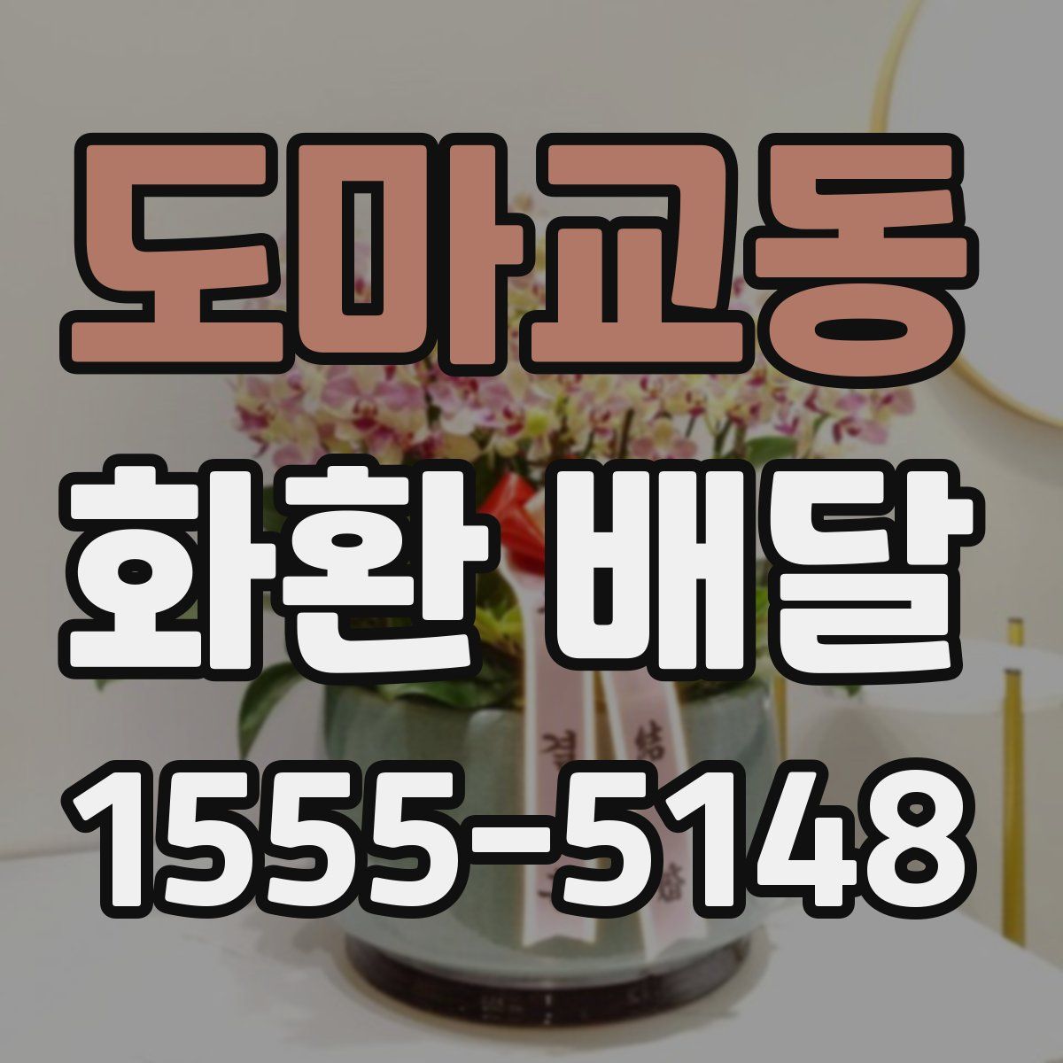 도마교동 화환 배달