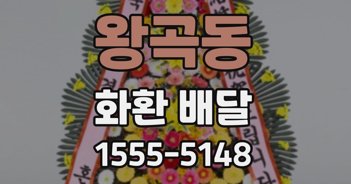 왕곡동 화환 배달