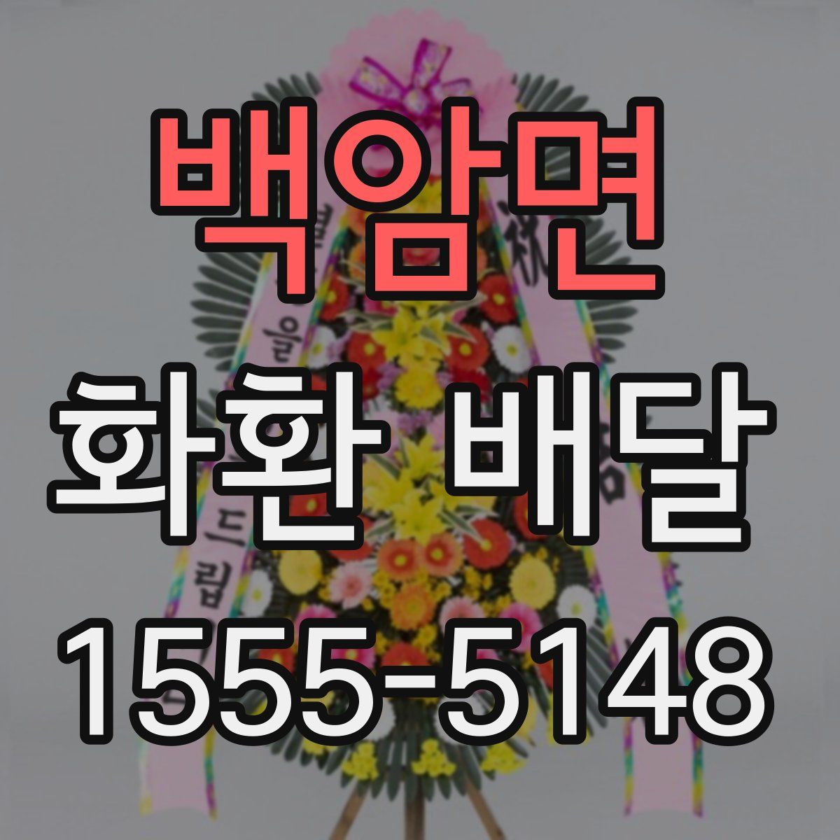 백암면 화환 배달