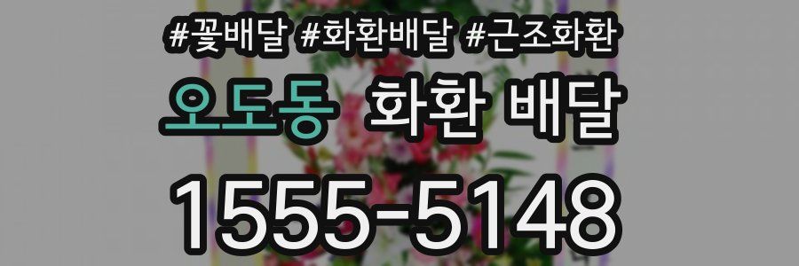 오도동 화환 배달
