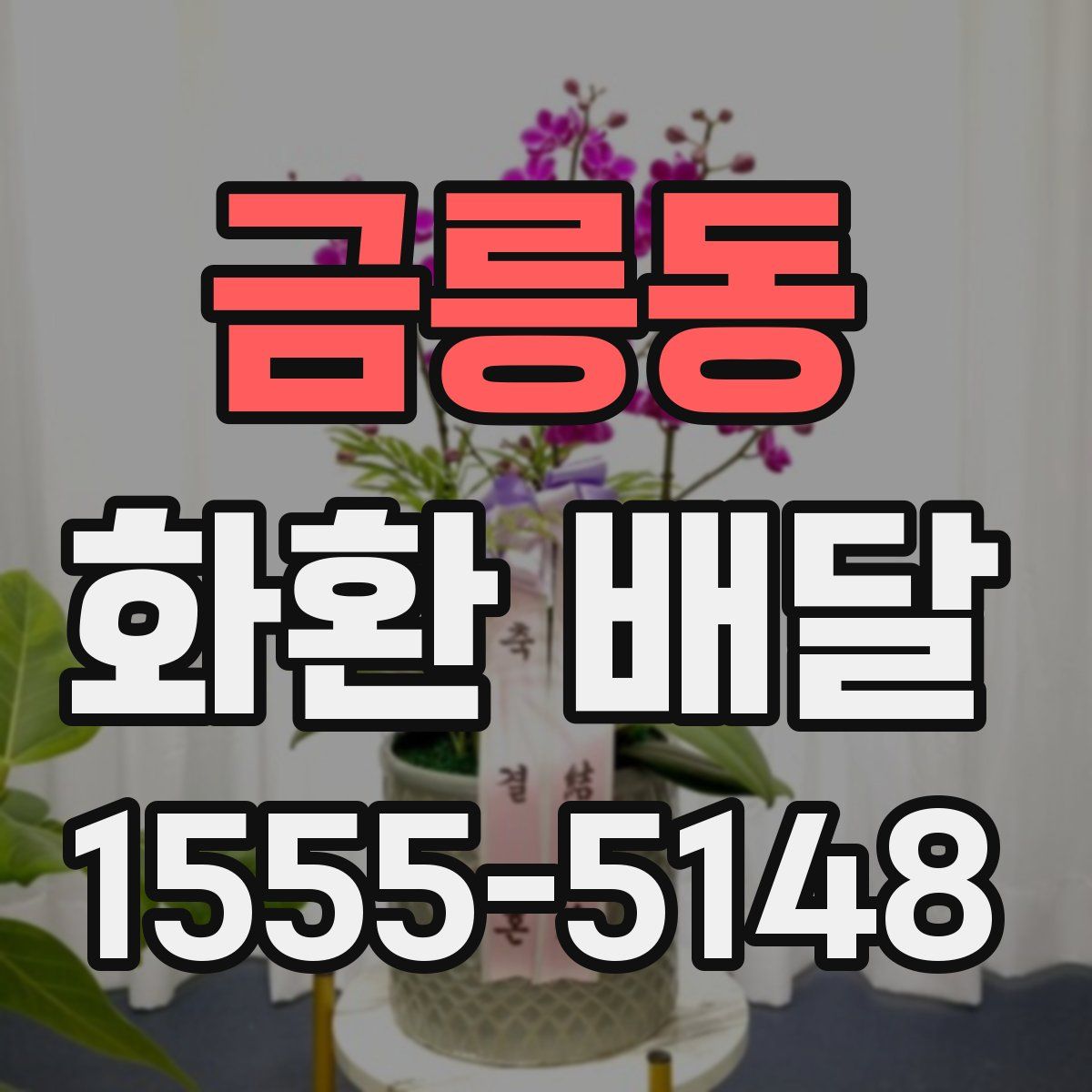 금릉동 화환 배달