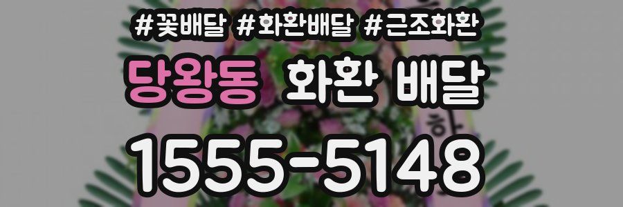 당왕동 화환 배달