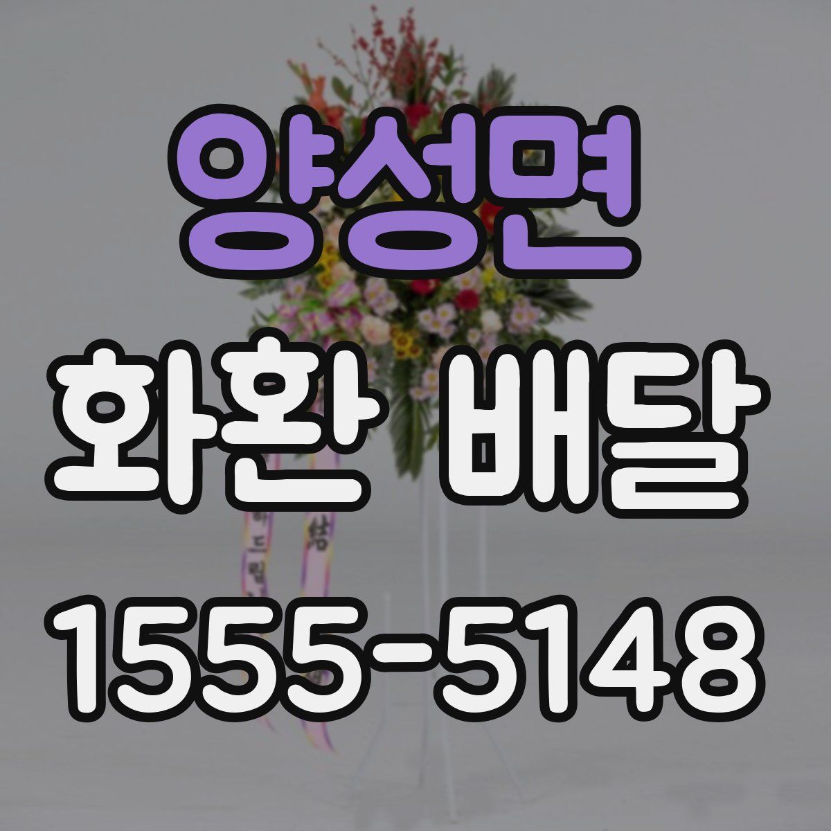 양성면 화환 배달