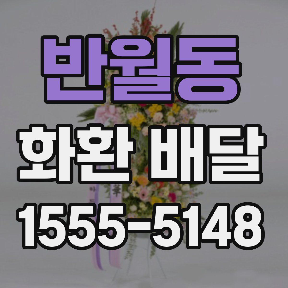 반월동 화환 배달