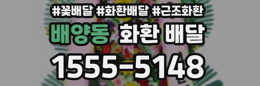 배양동 화환 배달