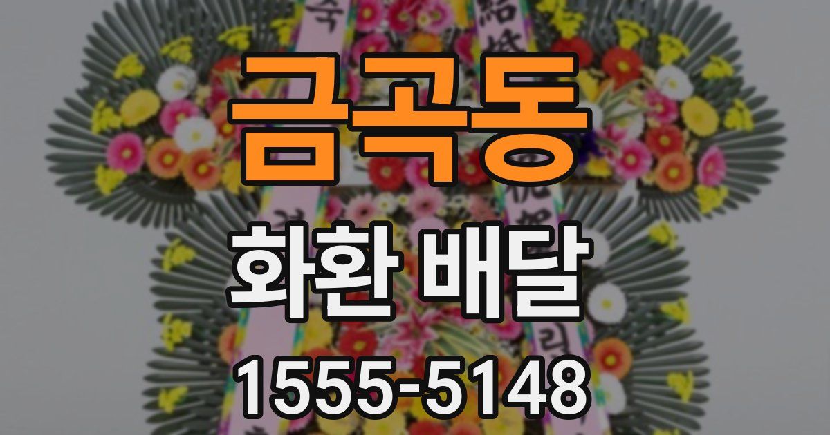 금곡동 화환 배달