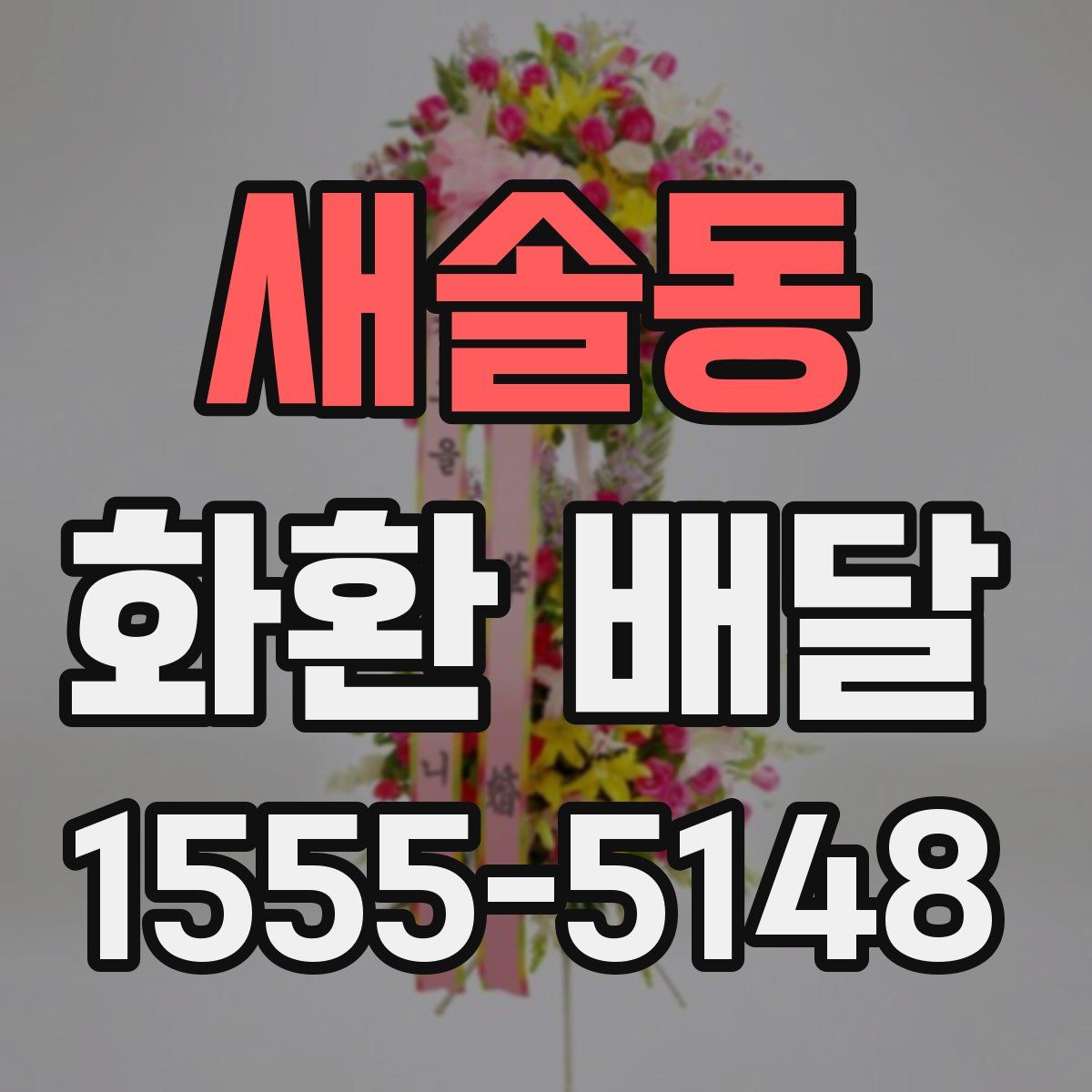 새솔동 화환 배달