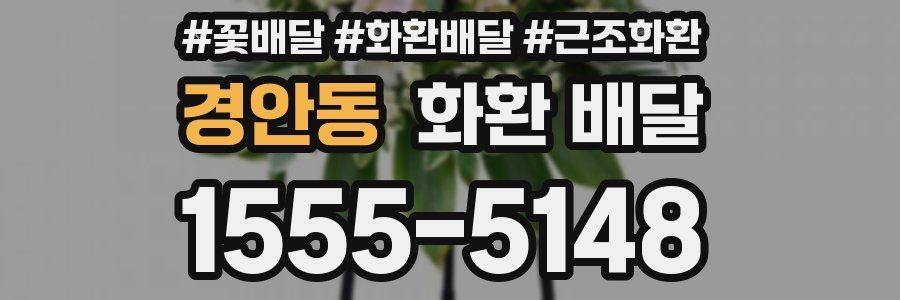 경안동 화환 배달
