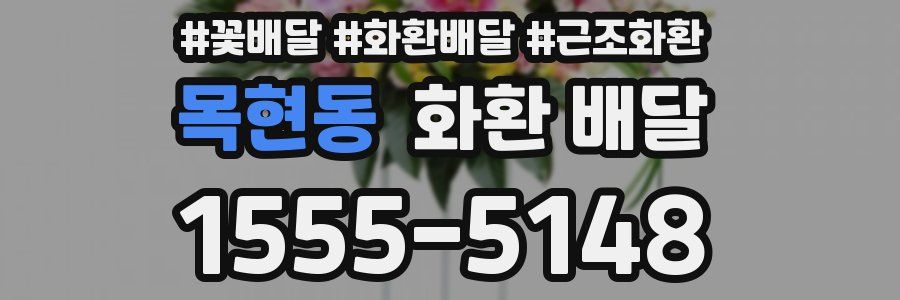 목현동 화환 배달