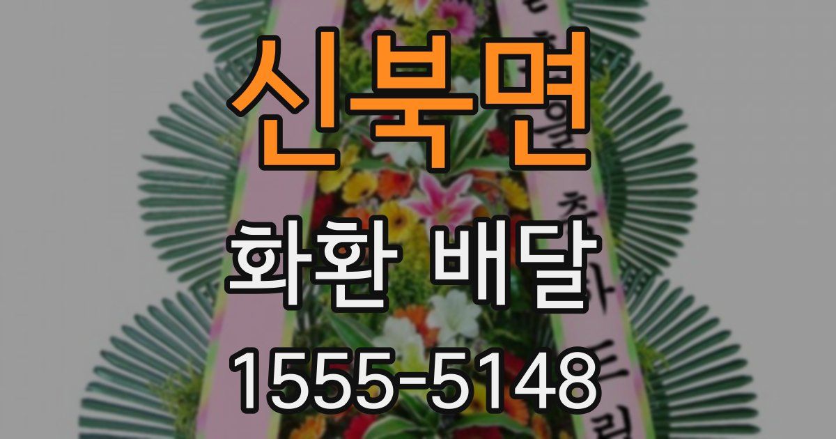 신북면 화환 배달