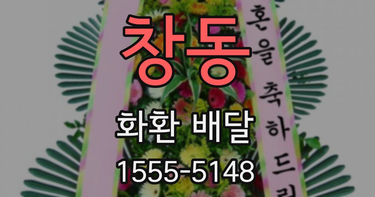 창동 화환 배달