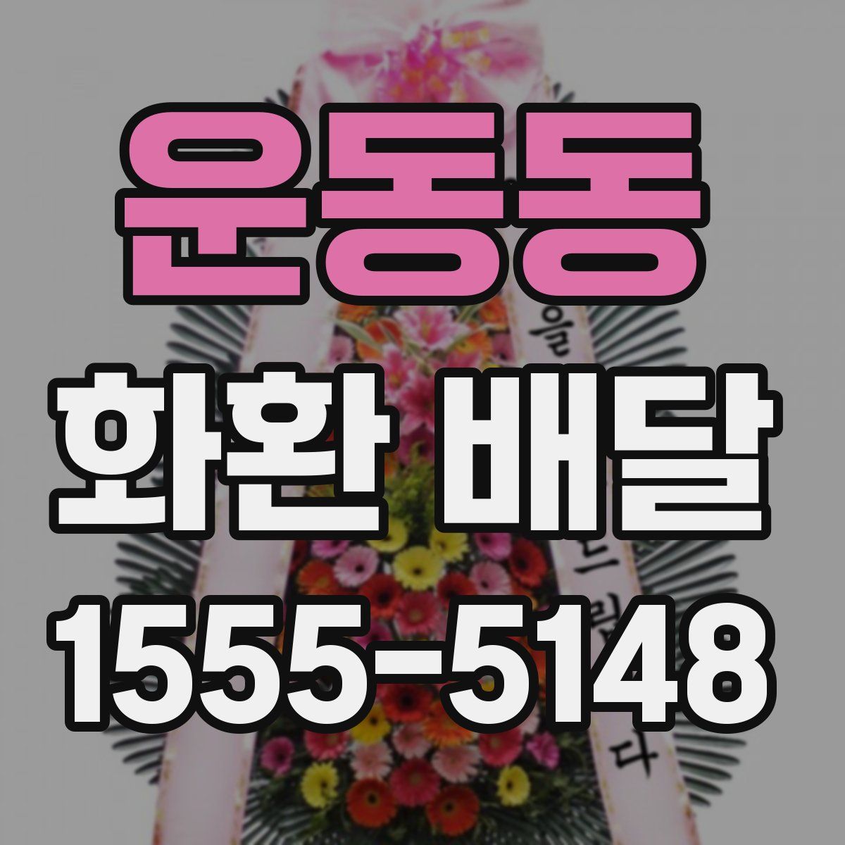 운동동 화환 배달
