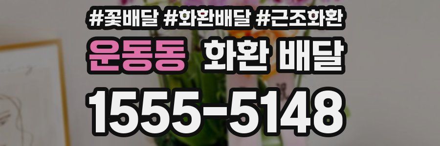운동동 화환 배달