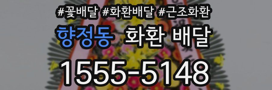 향정동 화환 배달