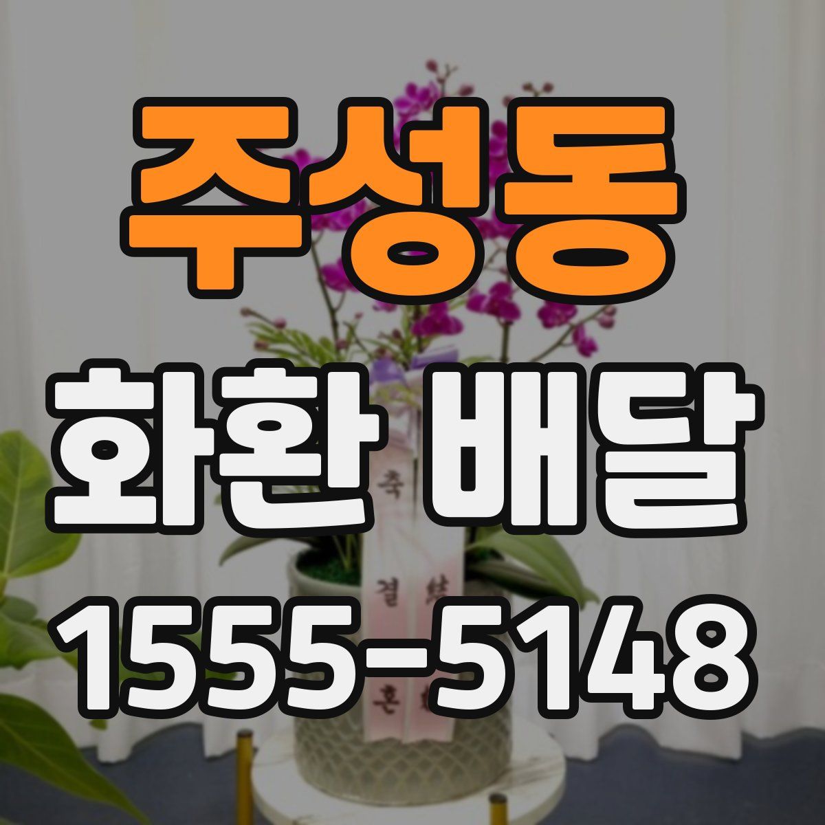 주성동 화환 배달
