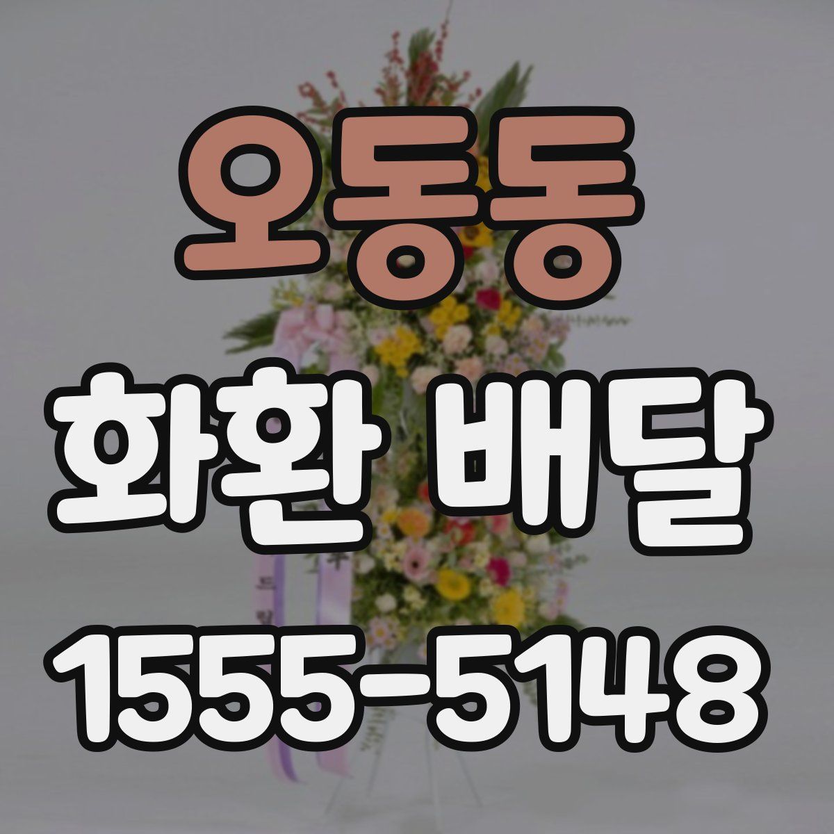 오동동 화환 배달
