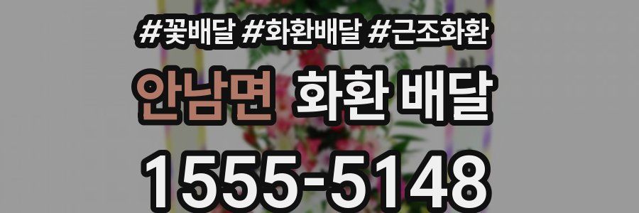 안남면 화환 배달