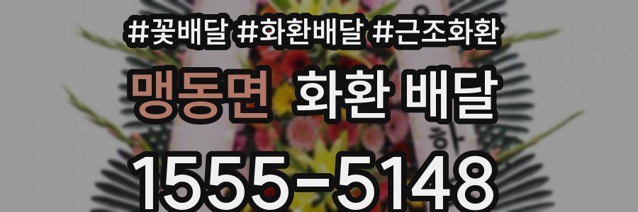 맹동면 화환 배달