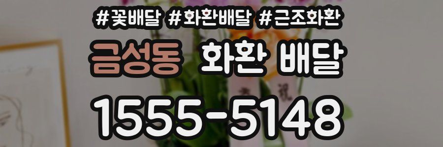 금성동 화환 배달