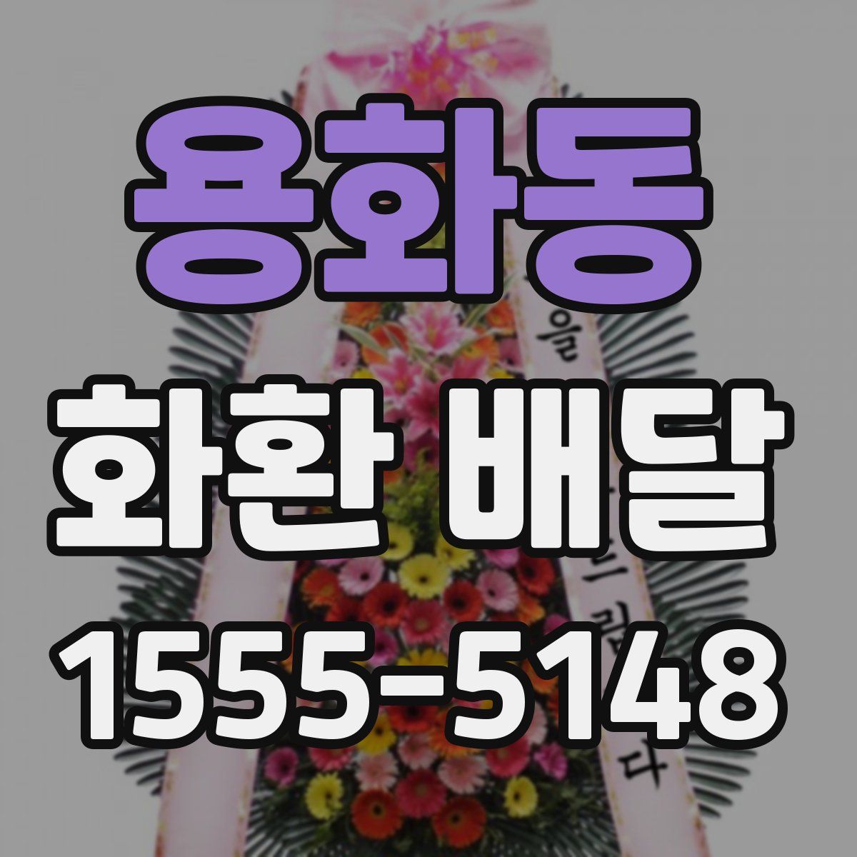 용화동 화환 배달
