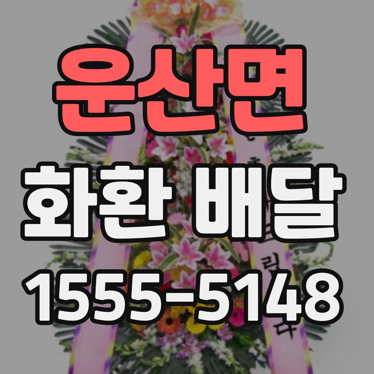 운산면 화환 배달